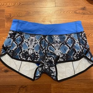 Lululemon running shorts, size 8